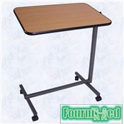 TABLE DE LIT PLATEAU ROULANTE SIMPLE IMITATION BOIS