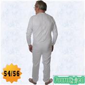 GRENOUILLERE INCONTINENCE MANCHES ET JAMBES LONGUES COTON BLANC TAILLE 54/56 GRENOUILLERE ADULTE INCONTINENT