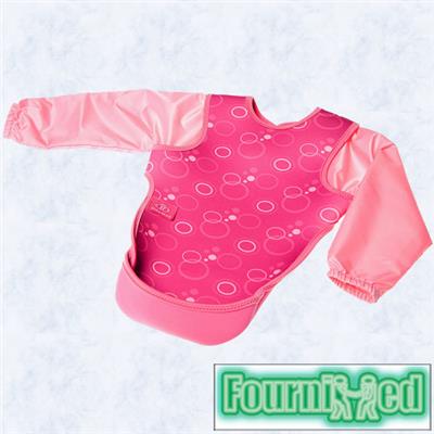 BAVOIR NEOPRENE BEBE BABYBULLE ROSE A MANCHES