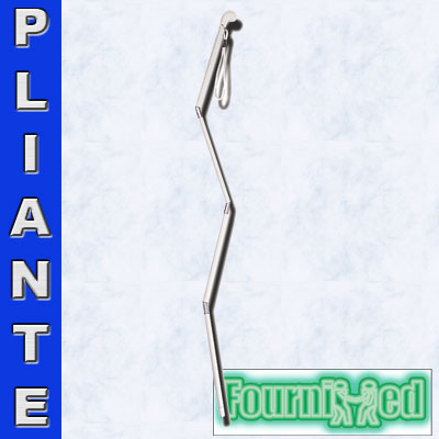 CANNE BLANCHE PLIANTE POUR PERSONNE MAL VOYANTE AVEC POIGNEE MAILLOCHE