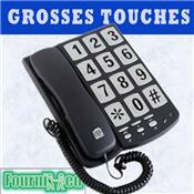 TELEPHONE FILAIRE GROSSES TOUCHES