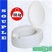 REHAUSSE WC SOUPLE GRAND CONFORT CONTACT PLUS AVEC COUVERCLE